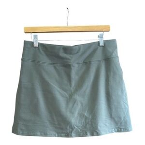 Pact Knit Mini Skirt in Sage